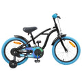 Kinderfahrrad 16 Zoll für 4-6 Jahre alt Schwarz