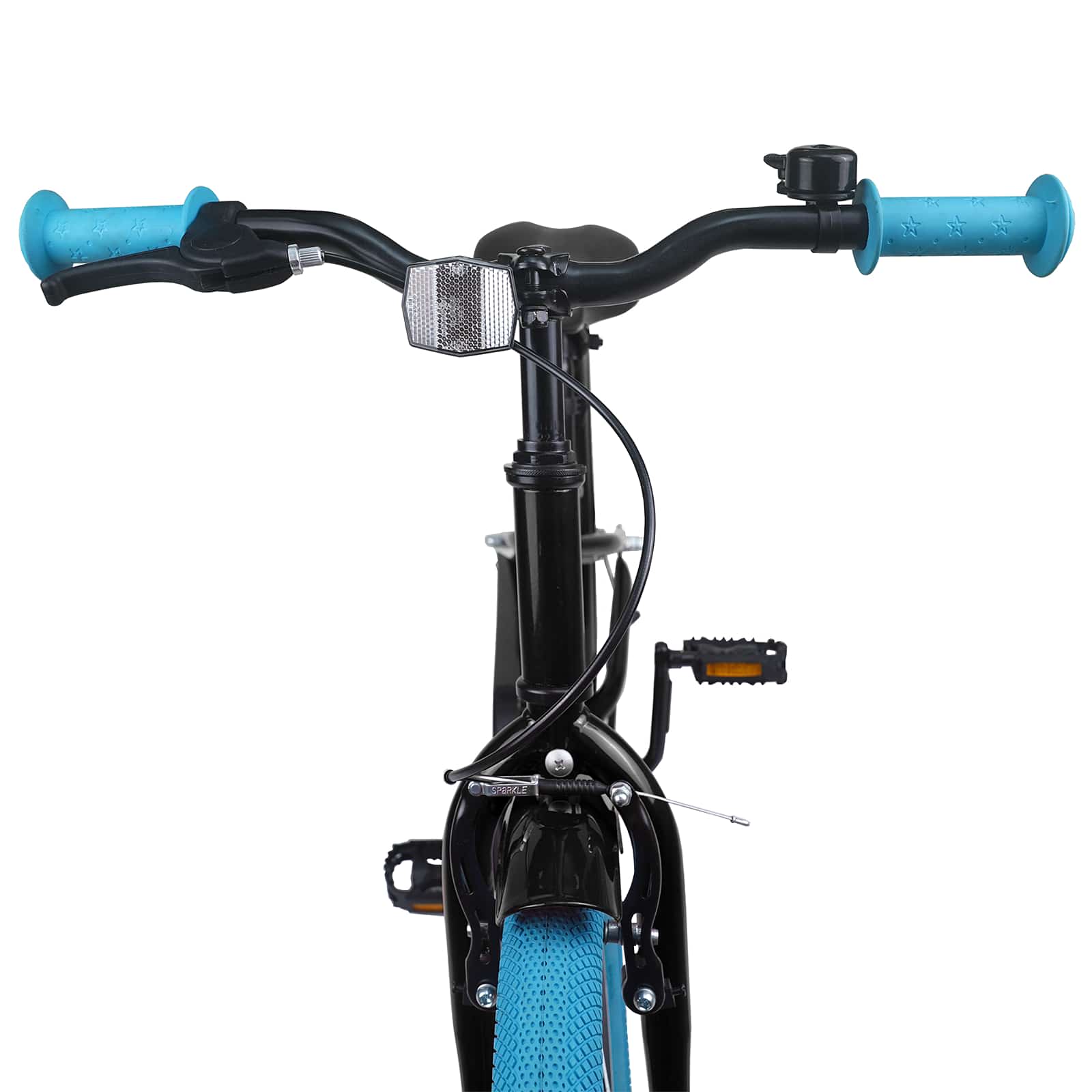 Kinderfahrrad 18 Zoll für 5-7 Jahre alt Schwarz