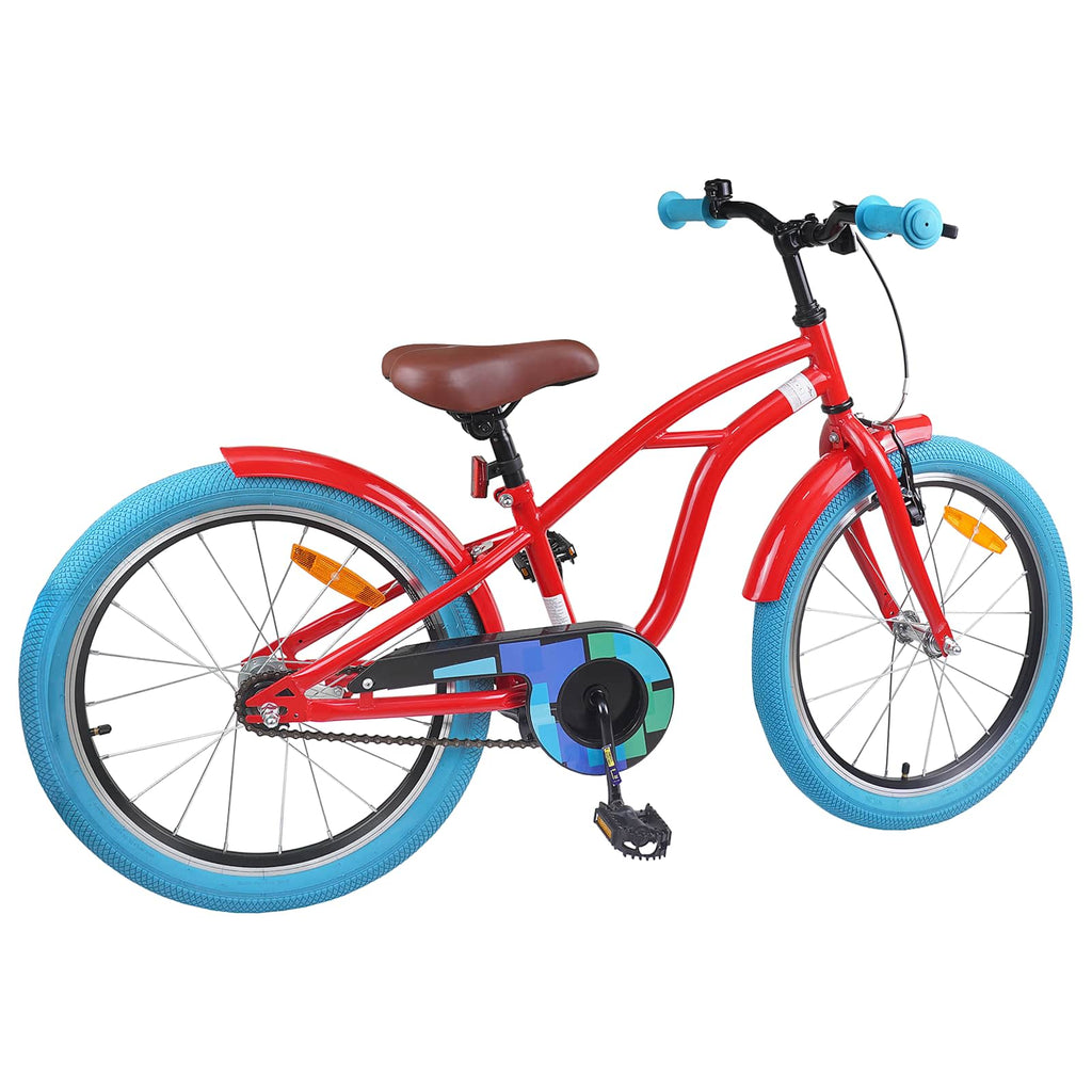 Kinderfahrrad 18 Zoll für 5-7 Jahre alt Rot