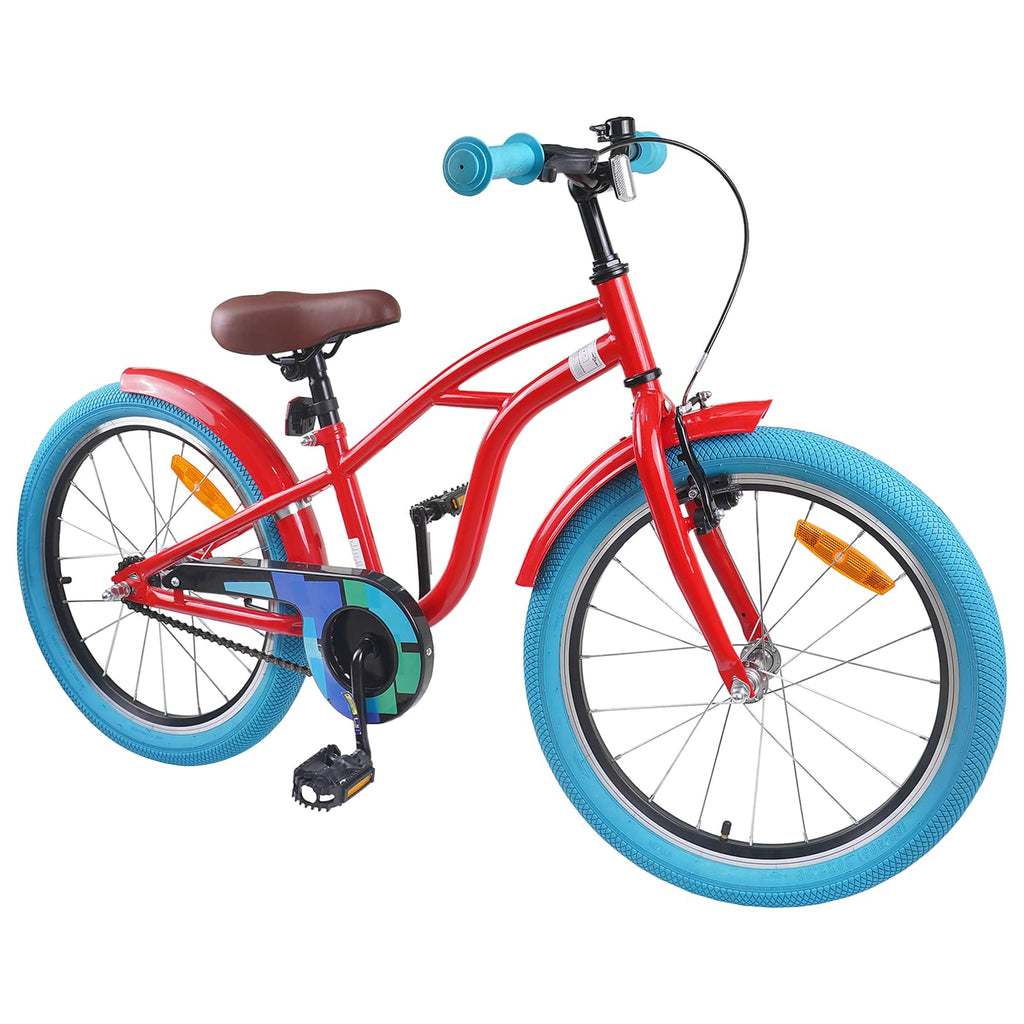 Kinderfahrrad 20 Zoll für 6-11 Jahre alt Rot