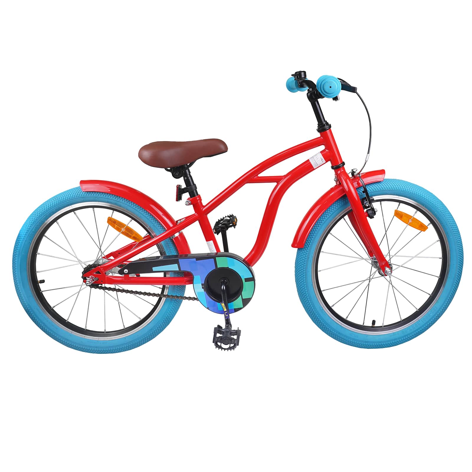 Kinderfahrrad 20 Zoll für 6-11 Jahre alt Rot