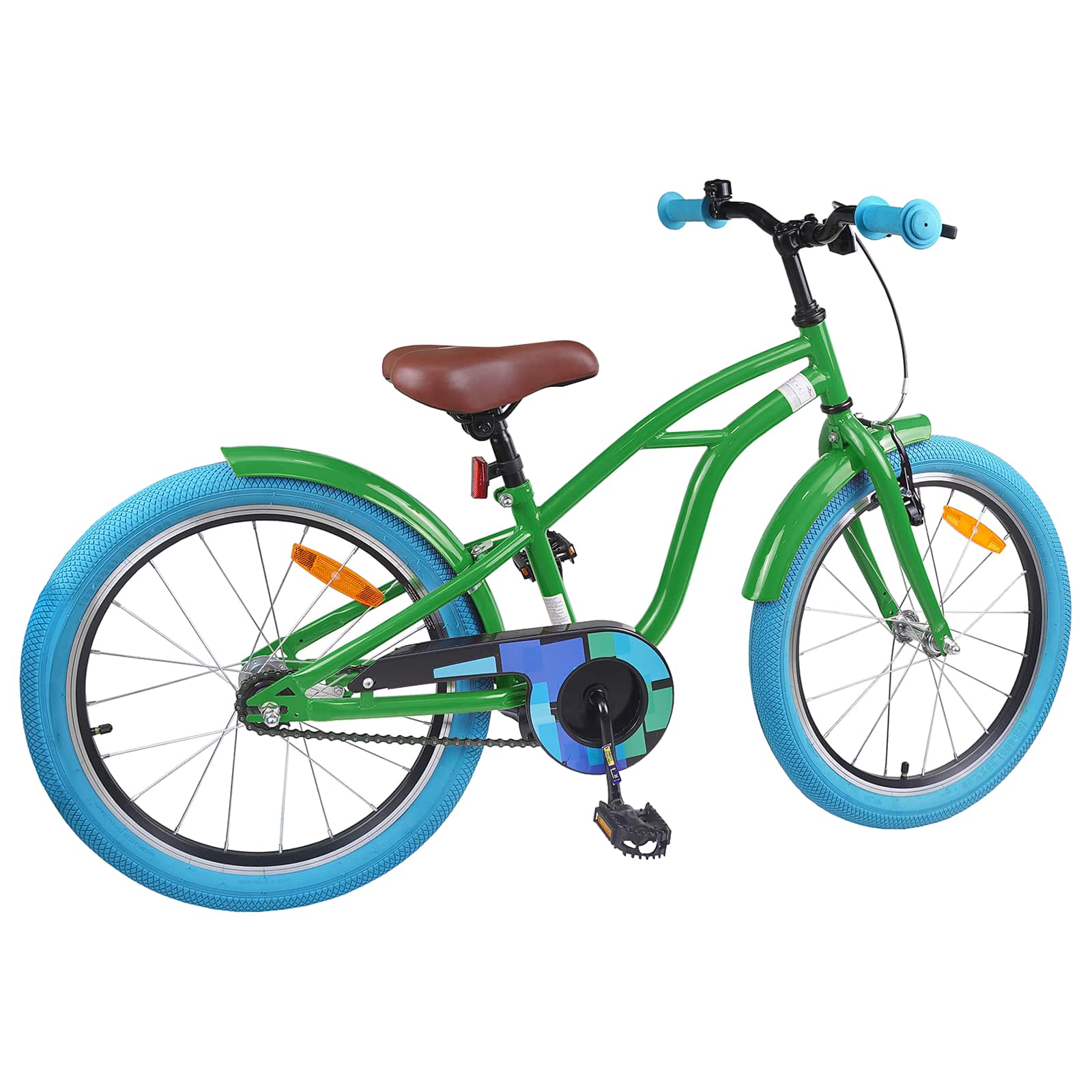 Kinderfahrrad 18 Zoll für 5-7 Jahre alt Grün