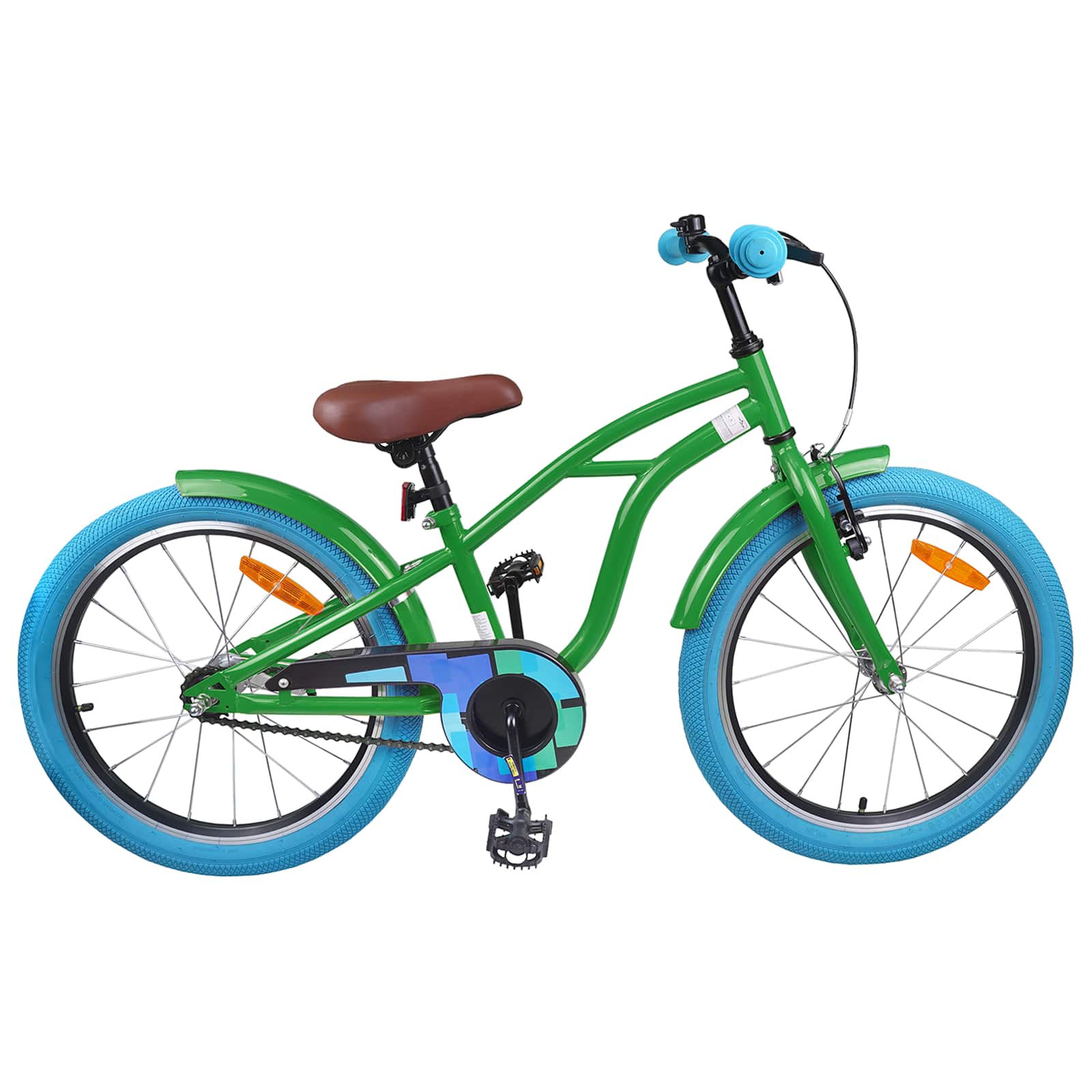 Kinderfahrrad 20 Zoll für 6-11 Jahre alt Grün
