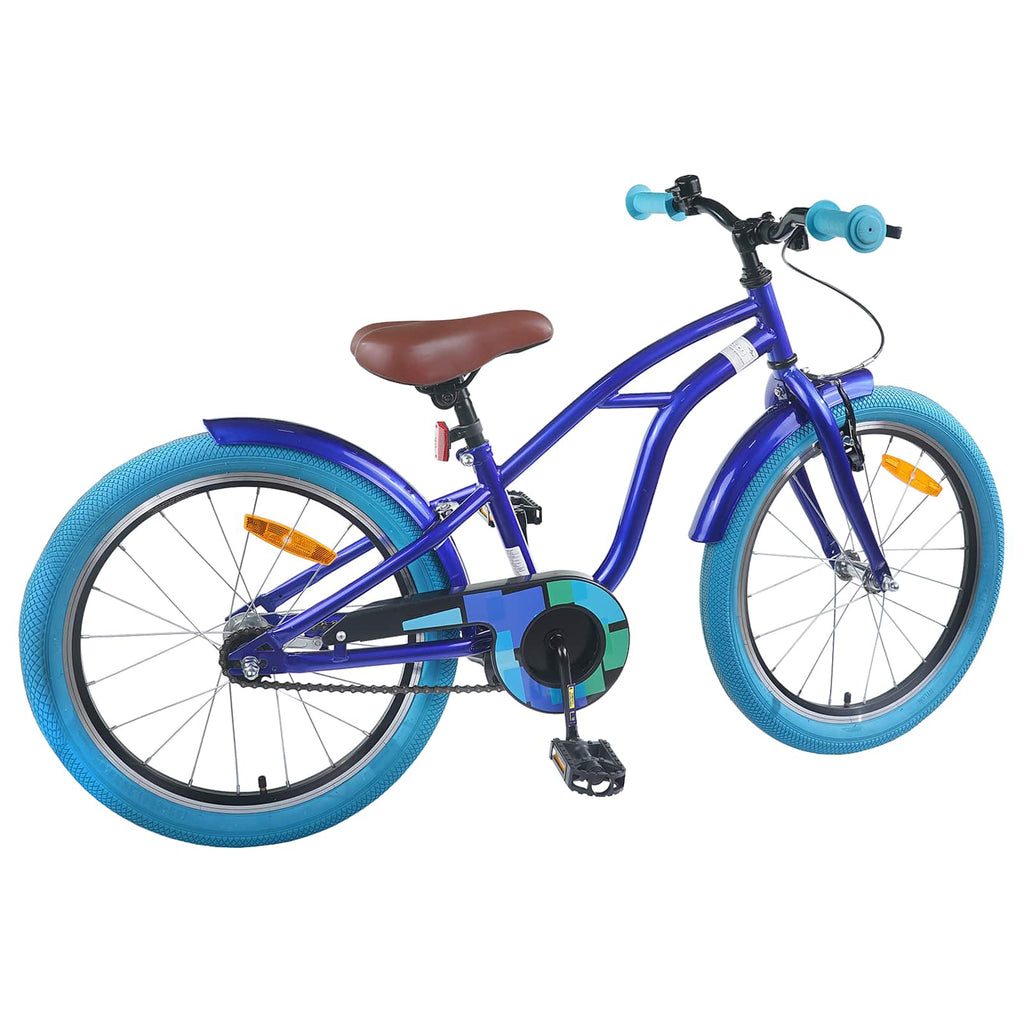 Kinderfahrrad 18 Zoll für 5-7 Jahre alt Dunkelblau