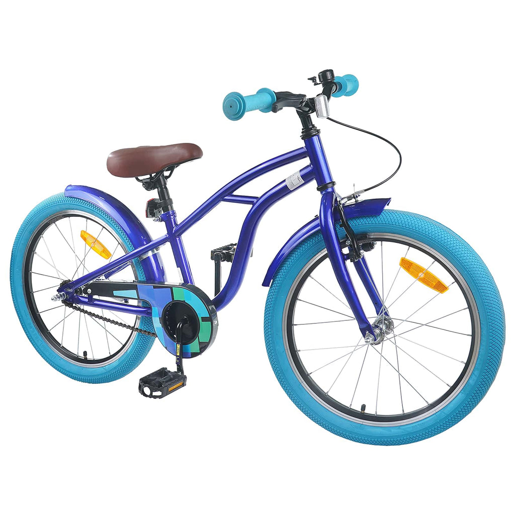 Kinderfahrrad 20 Zoll für 6-11 Jahre alt Dunkelblau