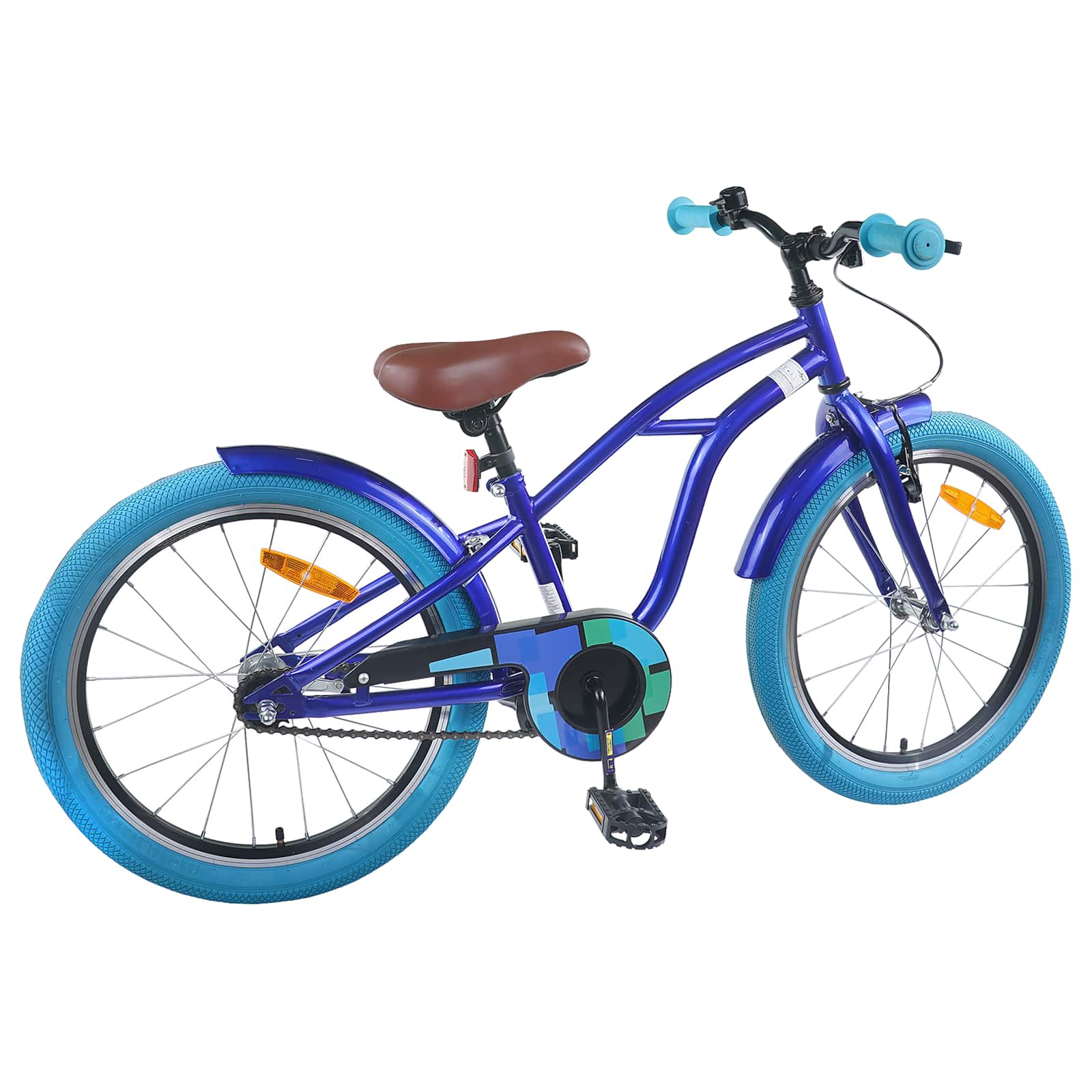 Kinderfahrrad 22 Zoll für 7-12 Jahre alt Dunkelblau