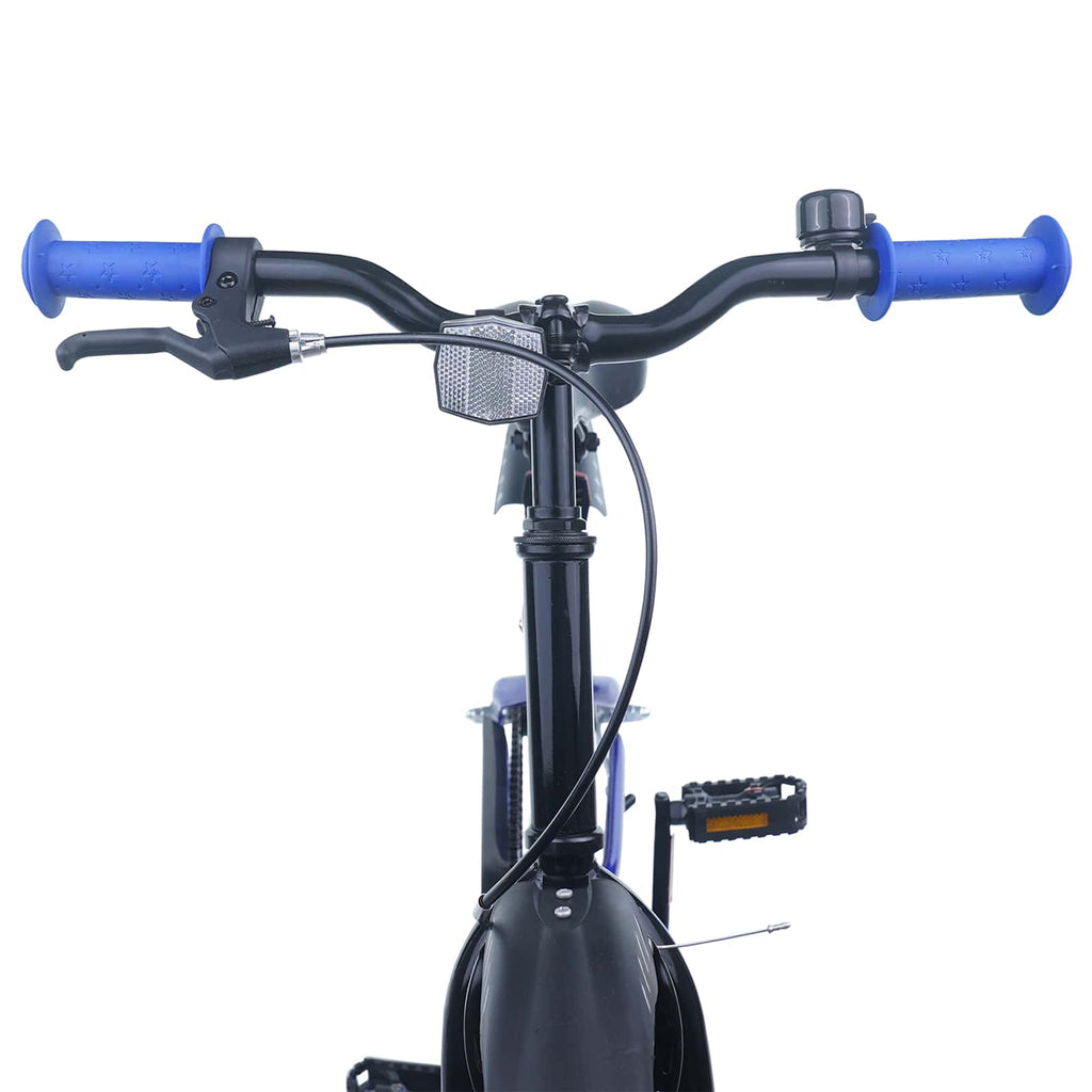 Kinderfahrrad 20 Zoll für 6-11 Jahre alt Blau Schwarz