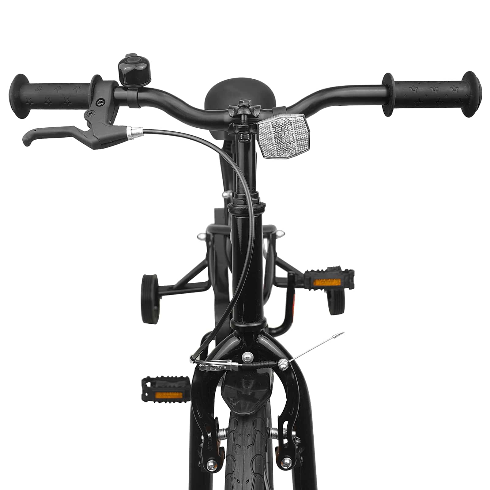 Kinderfahrrad 16 Zoll für 4-6 Jahre alt Schwarz