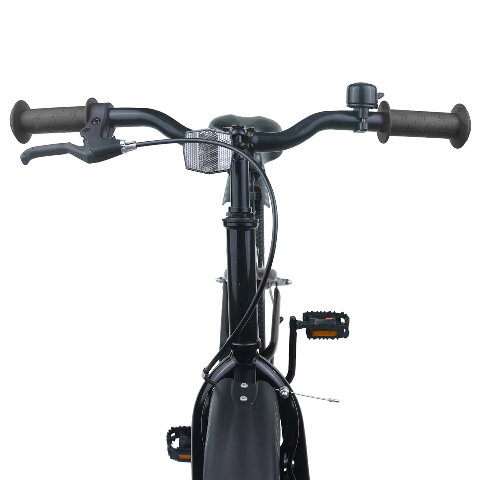 Kinderfahrrad 20 Zoll für 6-11 Jahre alt Schwarz