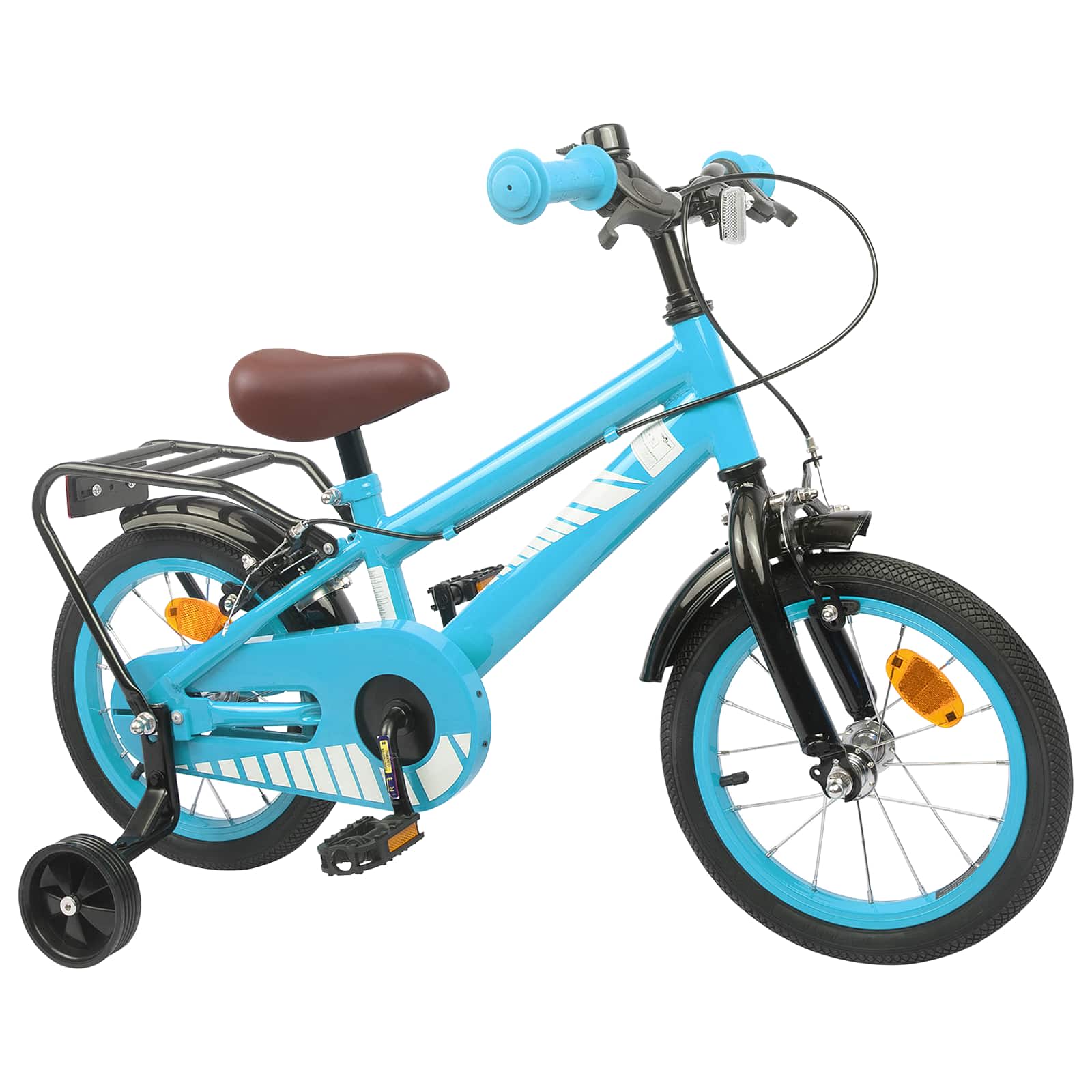 Kinderfahrrad 14 Zoll für 3-5 Jahre alt Himmelblau