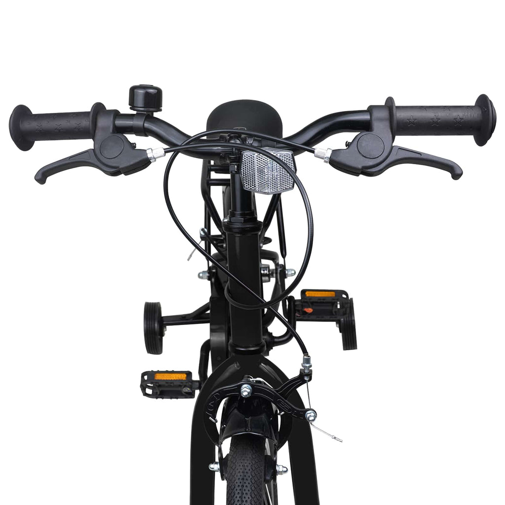 Kinderfahrrad 16 Zoll für 4-6 Jahre alt Schwarz