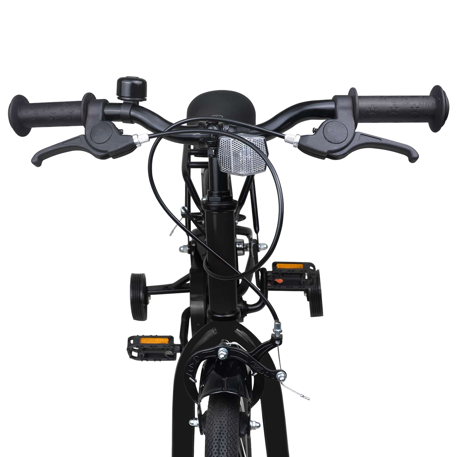 Kinderfahrrad 16 Zoll für 4-6 Jahre alt Schwarz