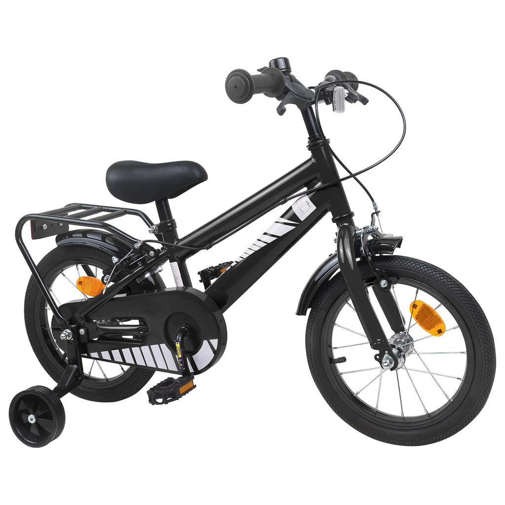 Kinderfahrrad 16 Zoll für 4-6 Jahre alt Schwarz