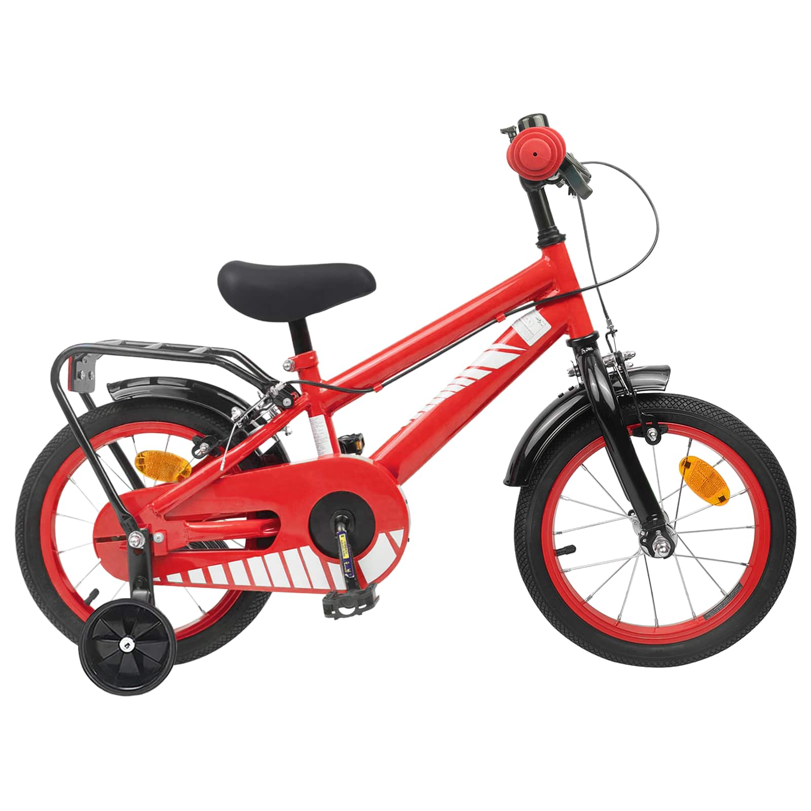 Kinderfahrrad 12 Zoll für 2-4 Jahre alt Rot