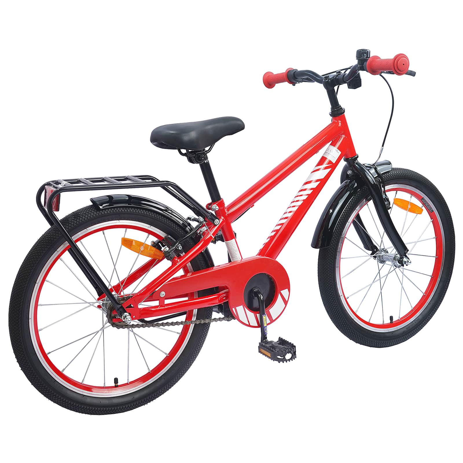 Kinderfahrrad 18 Zoll für 5-7 Jahre alt Rot
