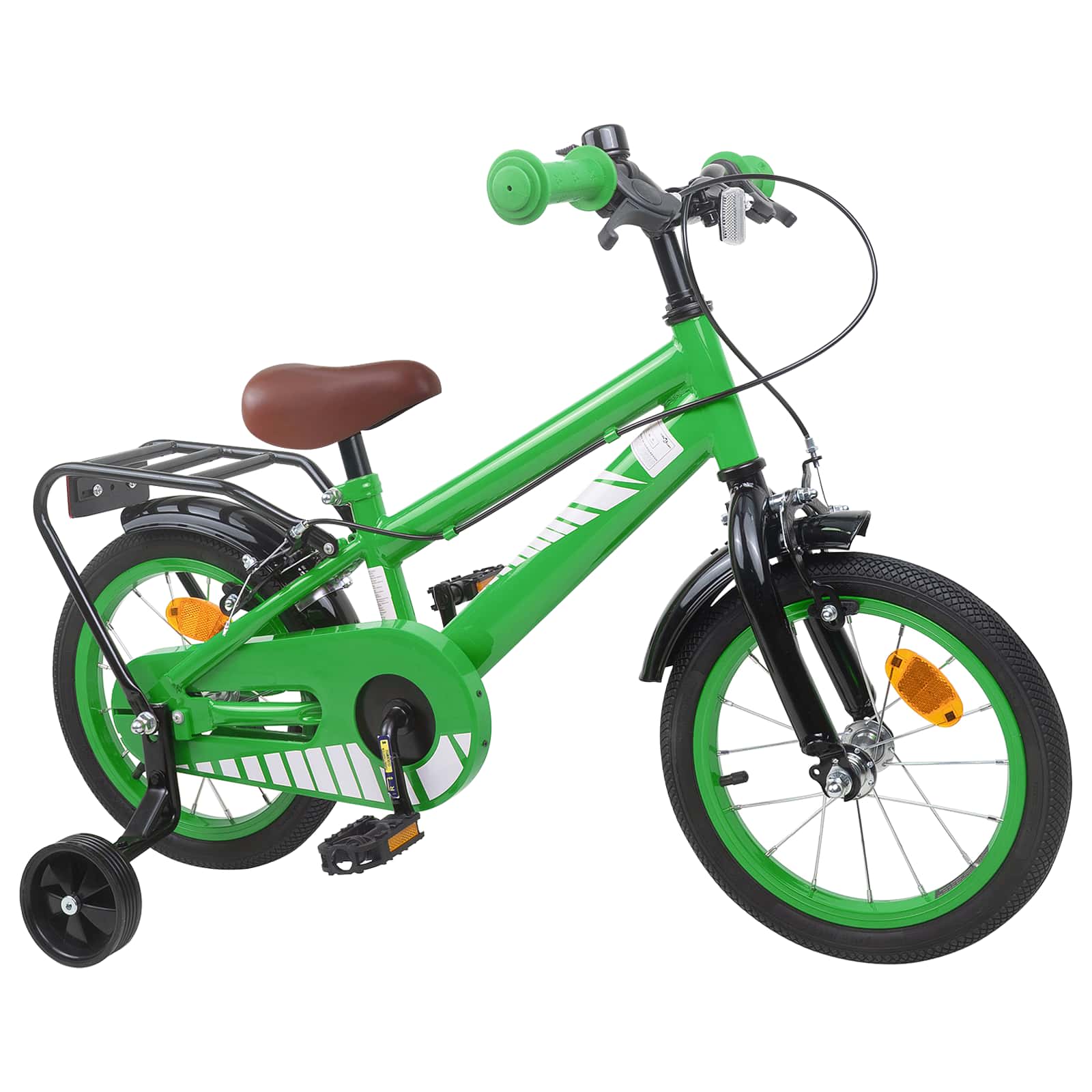 Kinderfahrrad 16 Zoll für 4-6 Jahre alt Grün