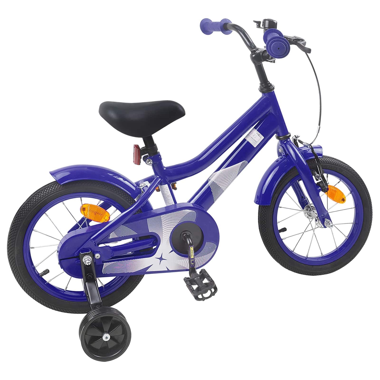 Kinderfahrrad 16 Zoll für 4-6 Jahre alt Dunkelblau