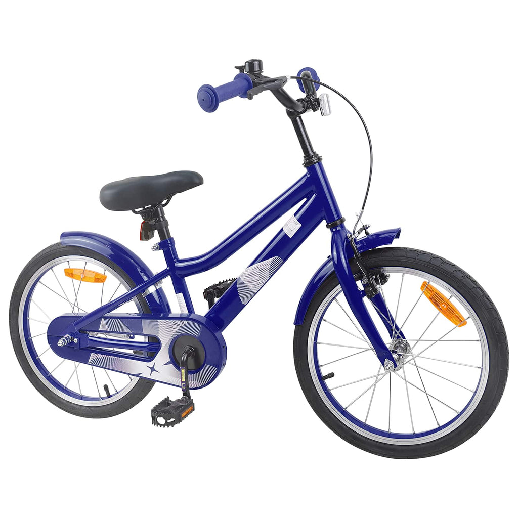 Kinderfahrrad 18 Zoll für 5-7 Jahre alt Dunkelblau