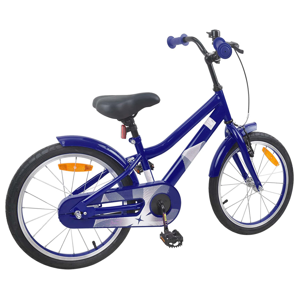 Kinderfahrrad 18 Zoll für 5-7 Jahre alt Dunkelblau