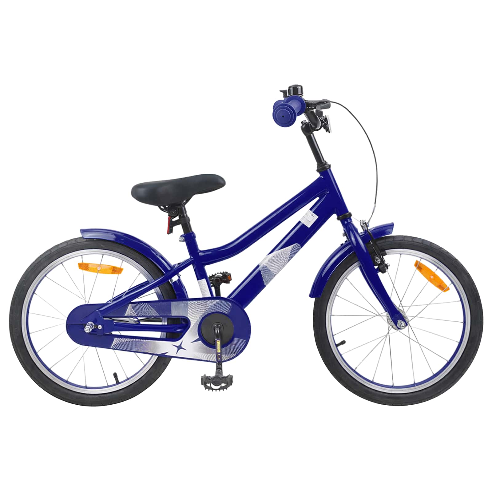 Kinderfahrrad 18 Zoll für 5-7 Jahre alt Dunkelblau