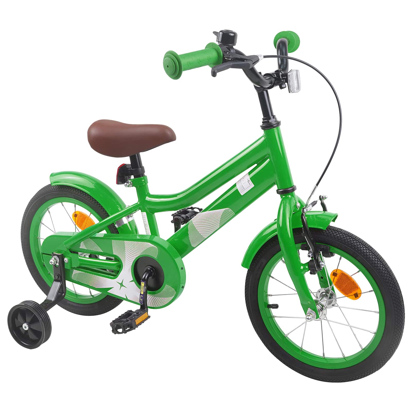 Kinderfahrrad 16 Zoll für 4-6 Jahre alt Grün