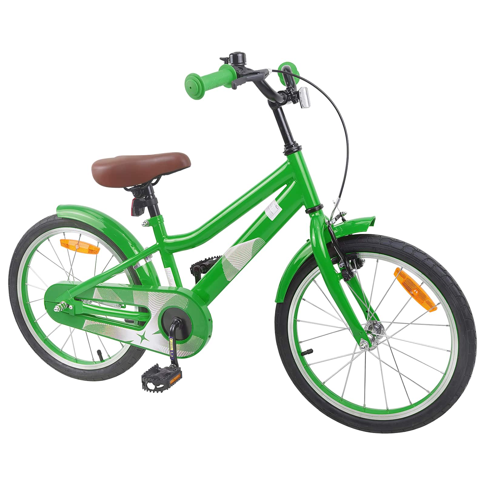 Kinderfahrrad 18 Zoll für 5-7 Jahre alt Grün