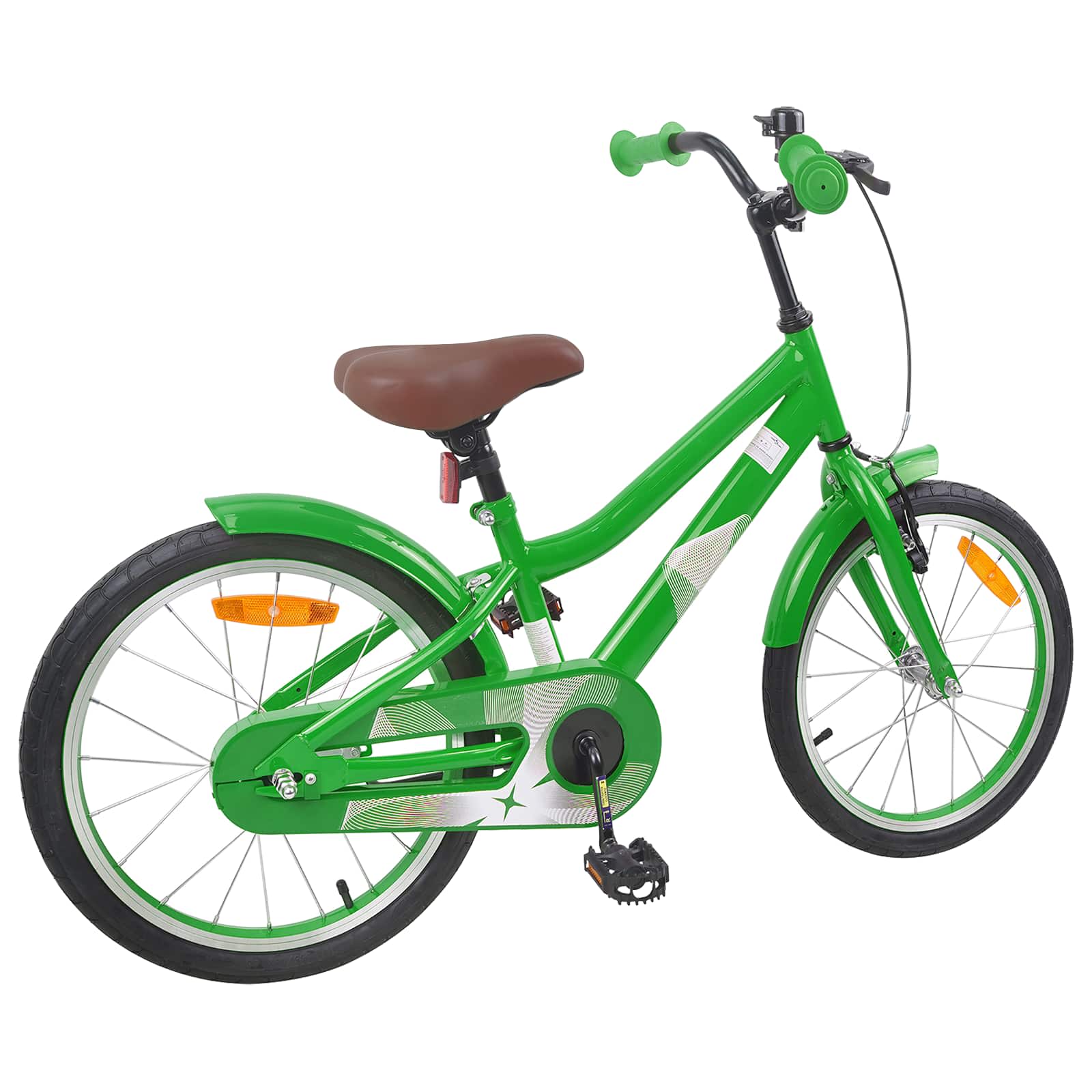 Kinderfahrrad 18 Zoll für 5-7 Jahre alt Grün