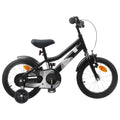 Kinderfahrrad 12 Zoll für 2-4 Jahre alt Schwarz