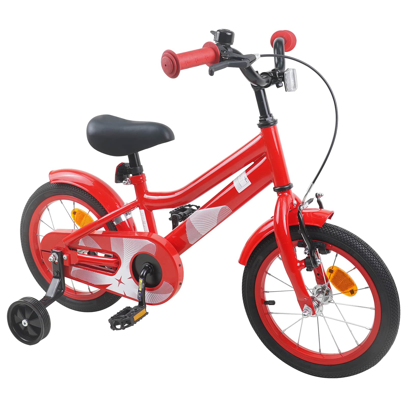 Kinderfahrrad 12 Zoll für 2-4 Jahre alt Rot