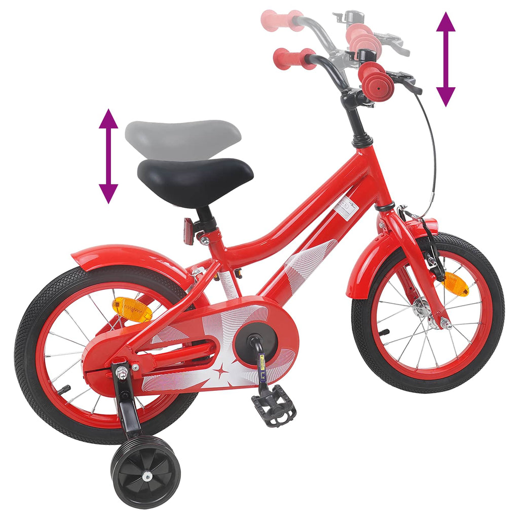 Kinderfahrrad 12 Zoll für 2-4 Jahre alt Rot