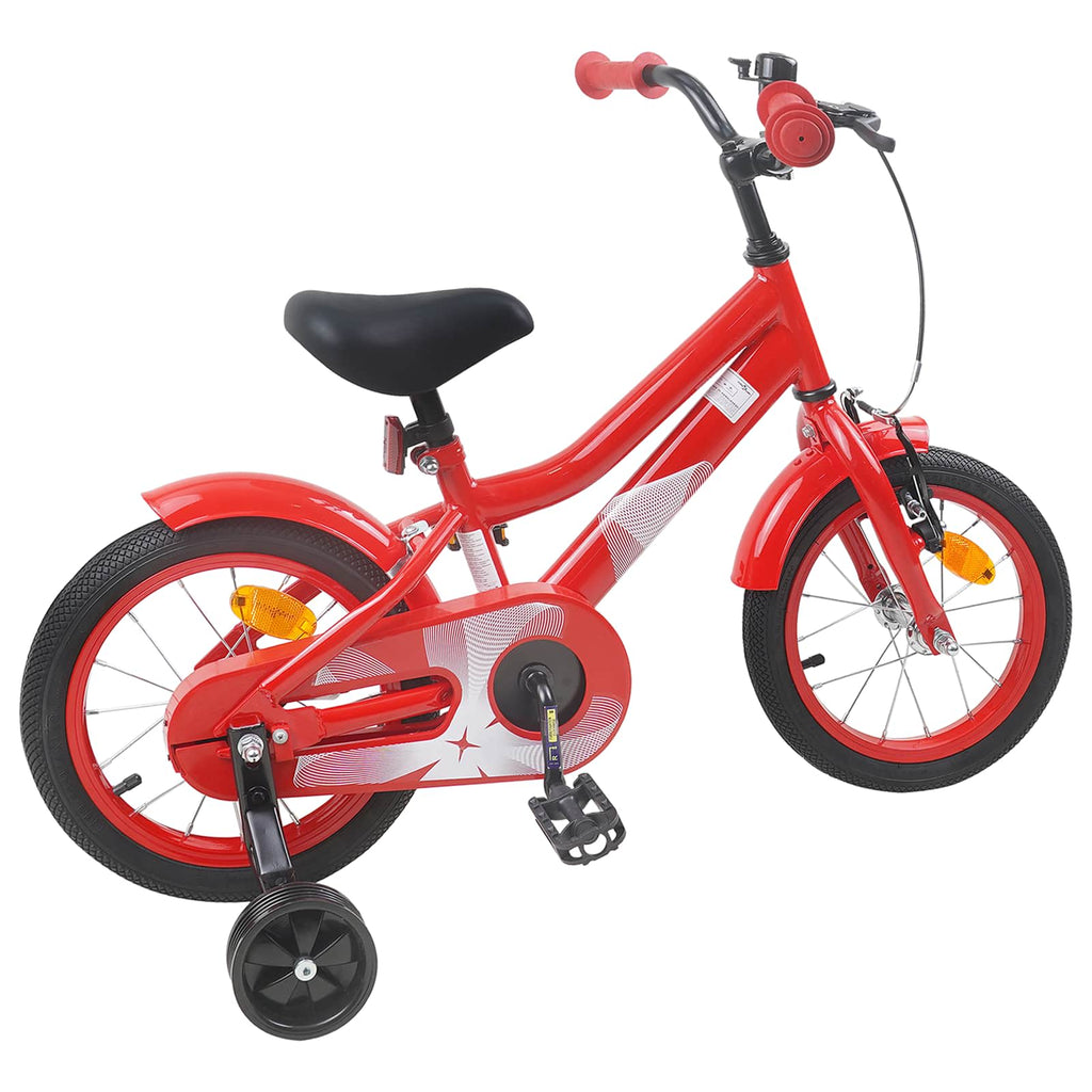 Kinderfahrrad 14 Zoll für 3-5 Jahre alt Rot