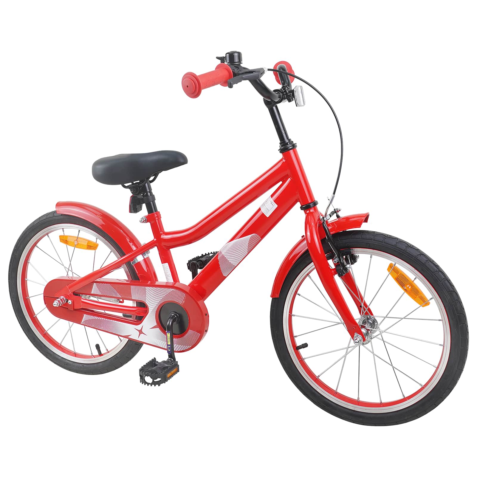 Kinderfahrrad 18 Zoll für 5-7 Jahre alt Rot