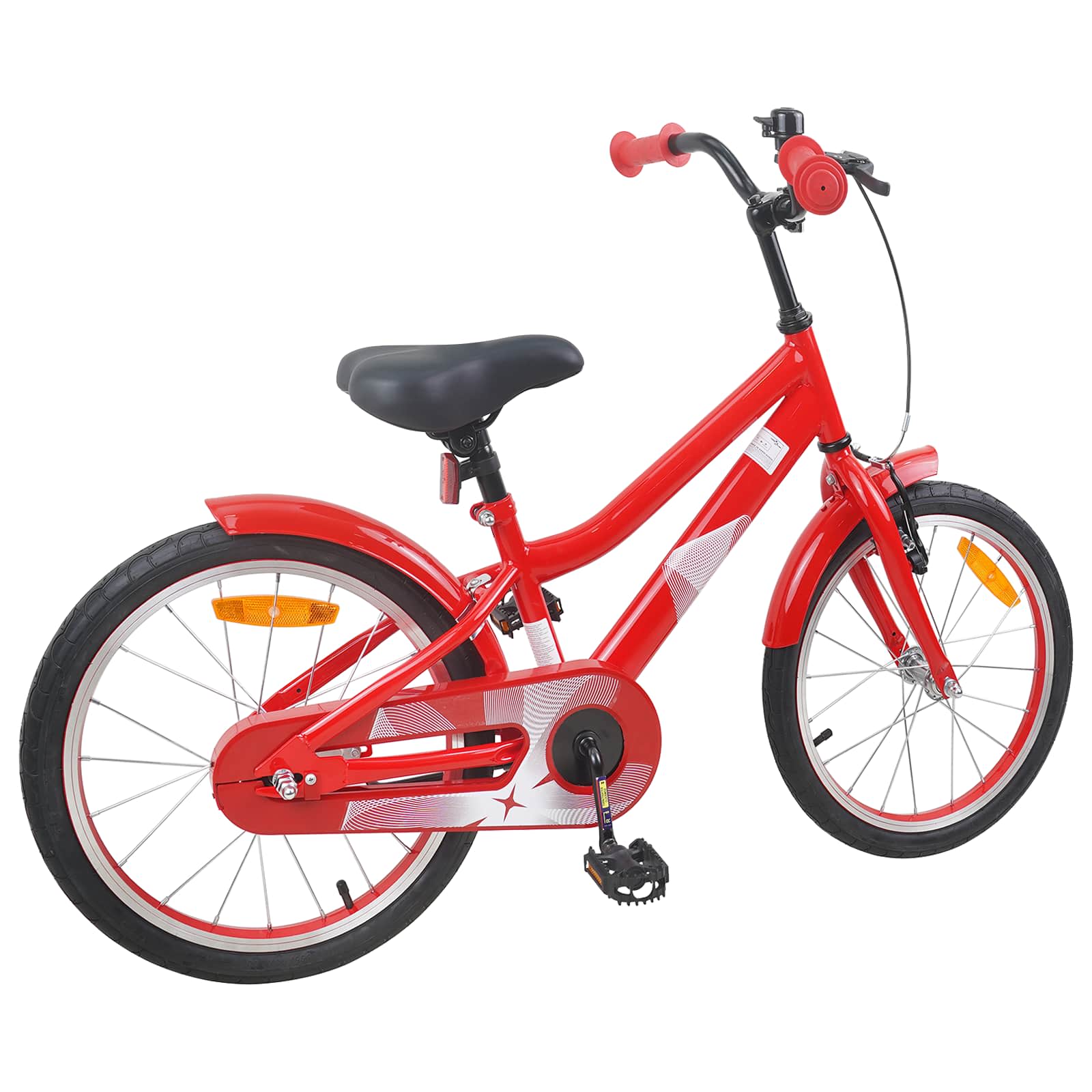 Kinderfahrrad 18 Zoll für 5-7 Jahre alt Rot