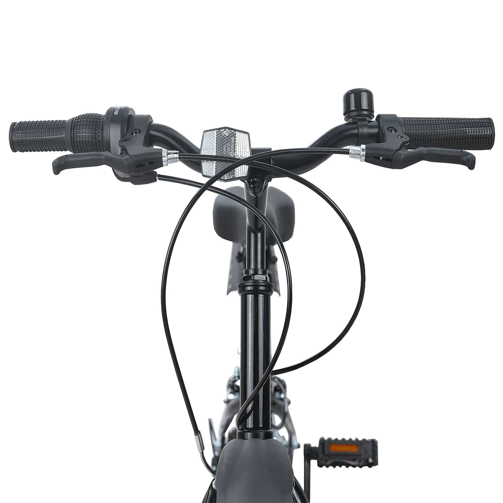 Kinderfahrrad 24 Zoll 6-Speed für 8-12 Jahre alt Schwarz