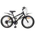 Kinderfahrrad 24 Zoll 6-Speed für 8-12 Jahre alt Schwarz