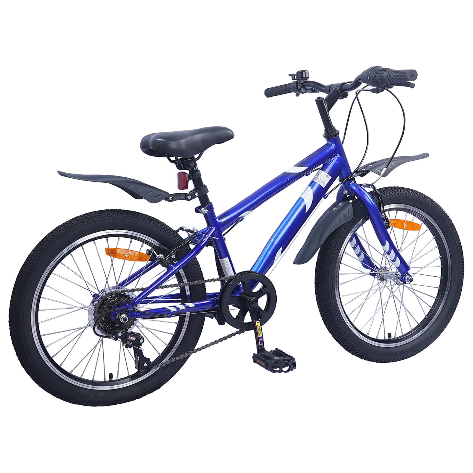 Kinderfahrrad 20 Zoll 6-Speed für 6-11 Jahre alt Dunkelblau
