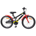 Kinderfahrrad 22 Zoll für 7-12 Jahre alt Schwarz Rot
