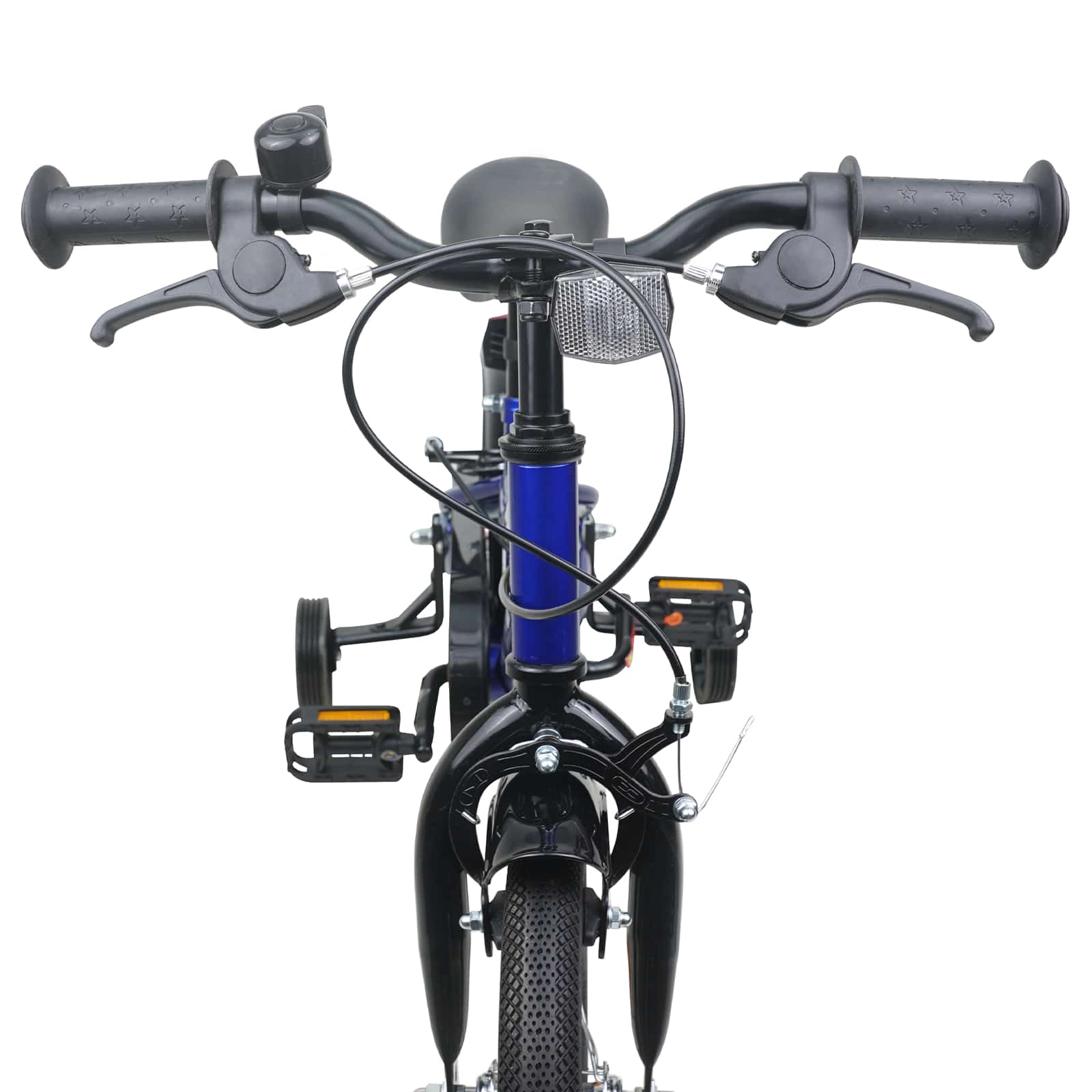Kinderfahrrad 16 Zoll für 4-6 Jahre alt Blau Weiß