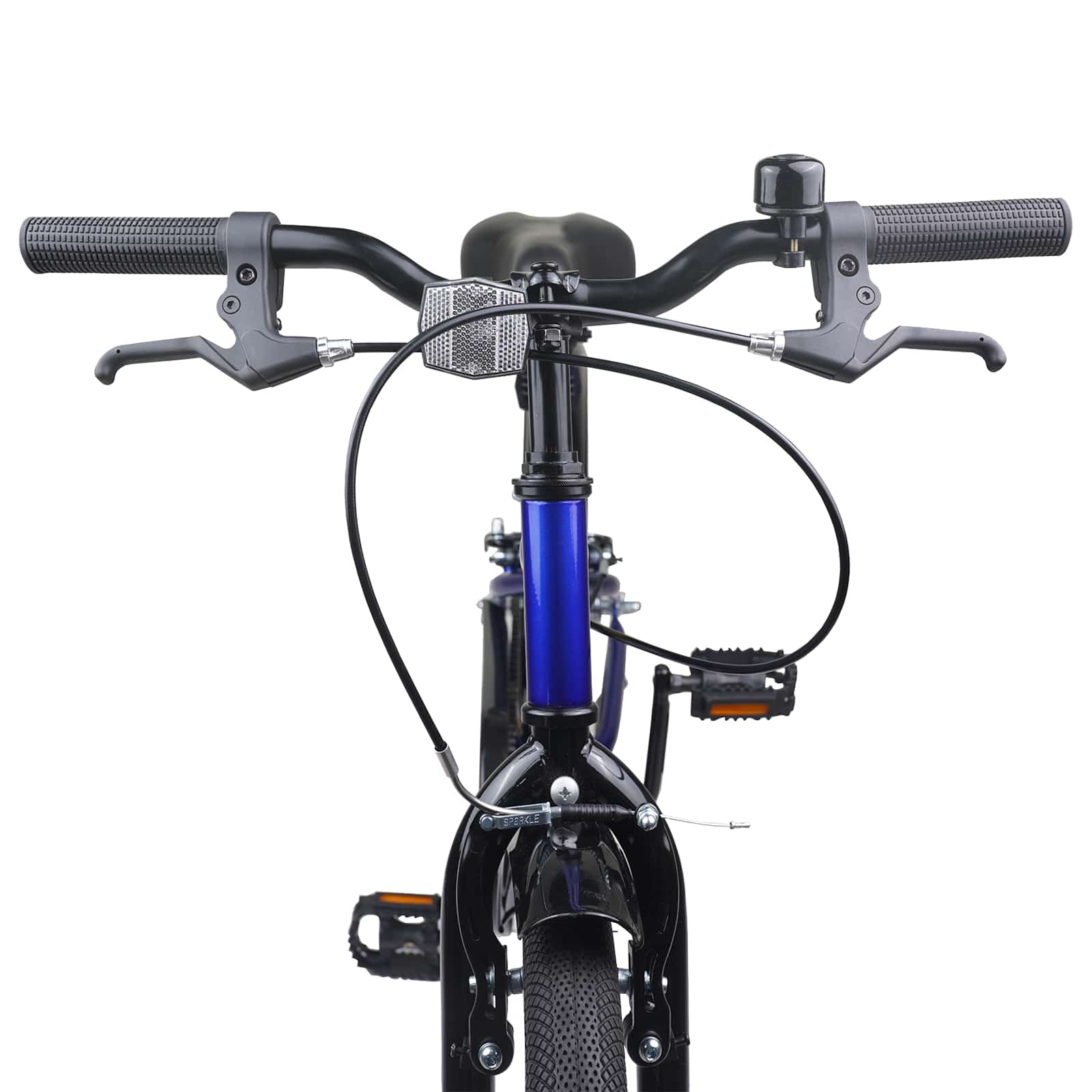 Kinderfahrrad 18 Zoll für 5-7 Jahre alt Blau Schwarz