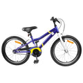 Kinderfahrrad 20 Zoll für 6-11 Jahre alt Blau Weiß