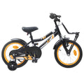 Kinderfahrrad 12 Zoll für 2-4 Jahre alt Orange Schwarz