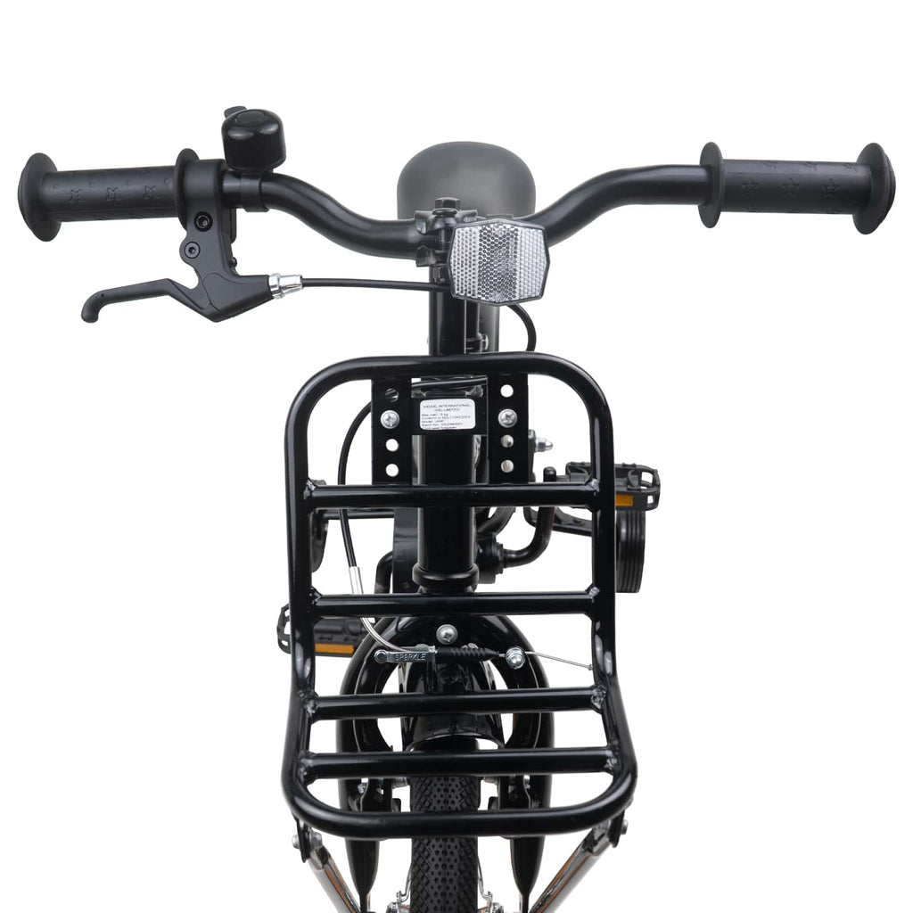Kinderfahrrad 14 Zoll für 3-5 Jahre alt Orange und Schwarz