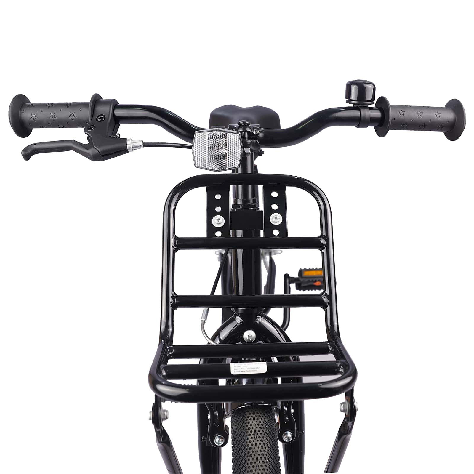 Kinderfahrrad 18 Zoll für 5-7 Jahre alt Orange Schwarz
