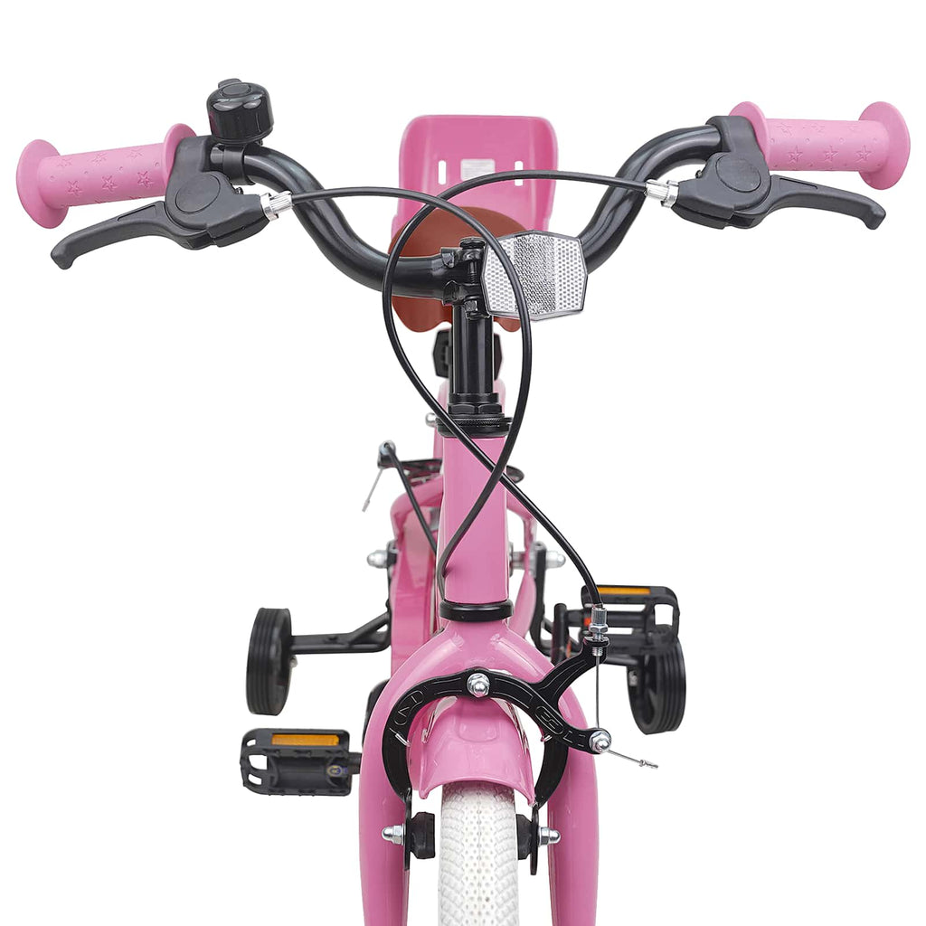 Kinderfahrrad 14 Zoll für 3-5 Jahre alt Hellrosa