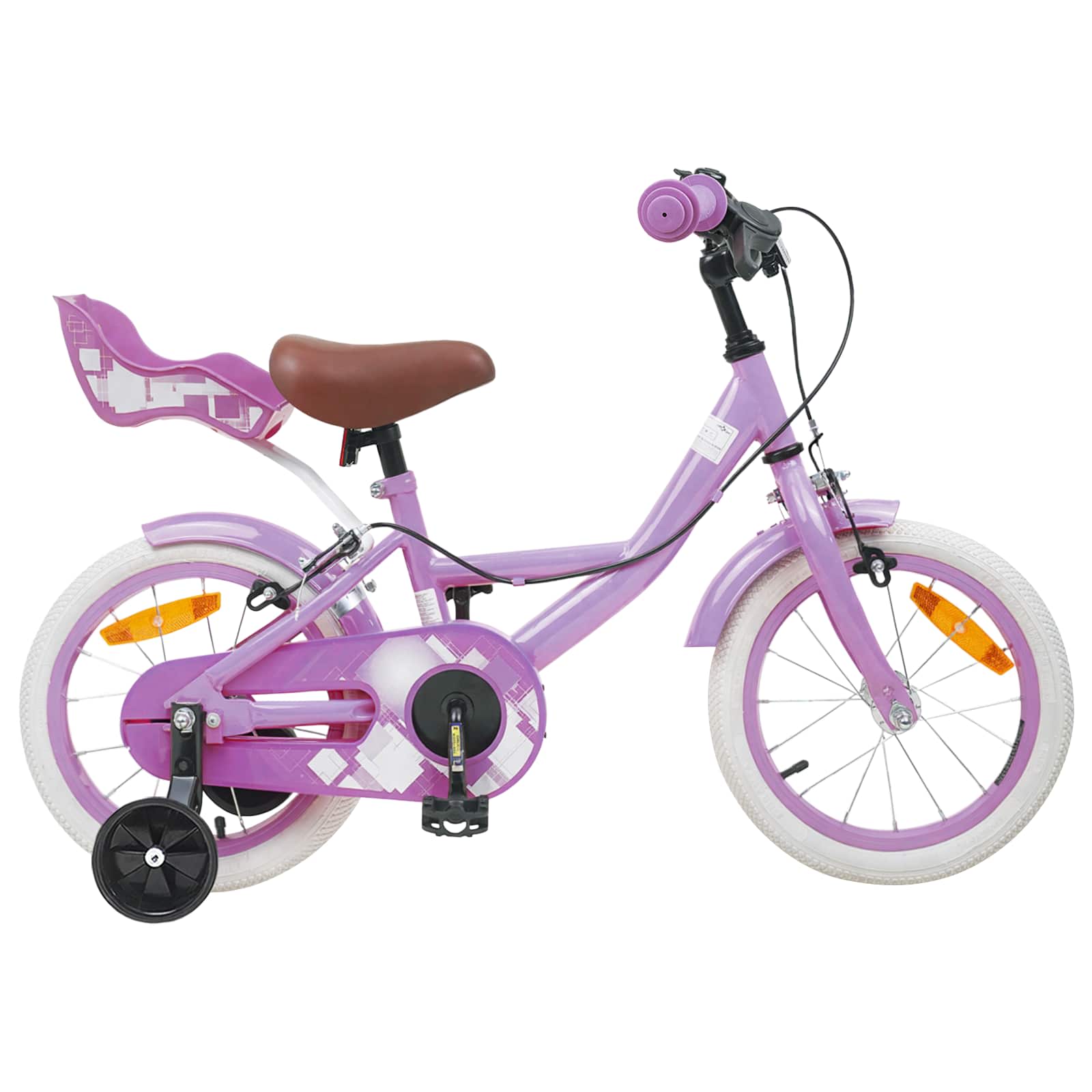 Kinderfahrrad 14 Zoll für 3-5 Jahre alt Lila