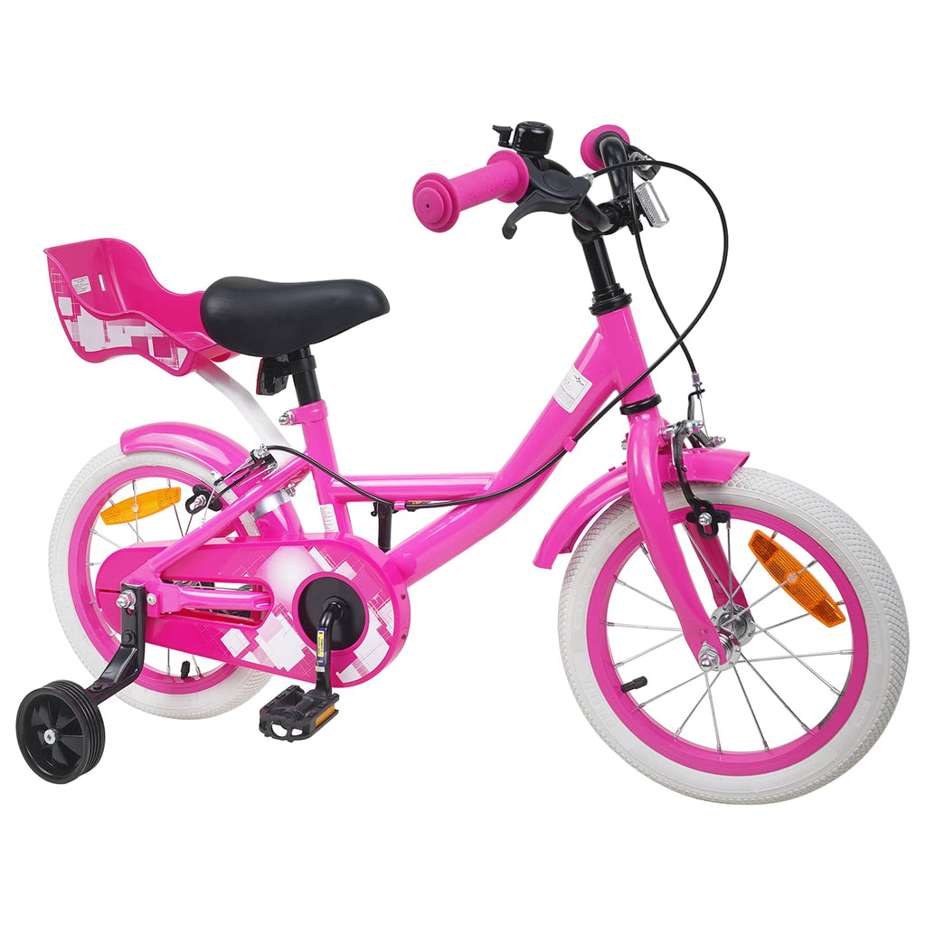 Kinderfahrrad 12 Zoll für 2-4 Jahre alt Rosa