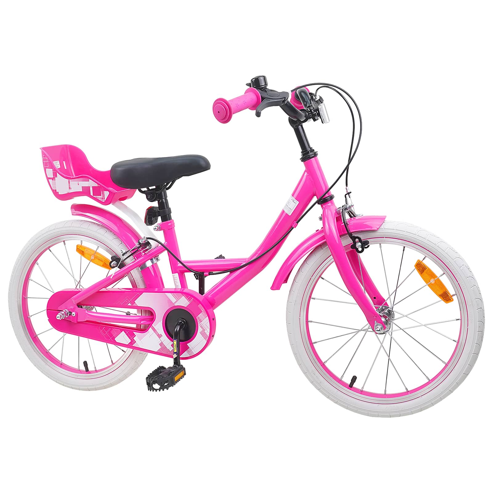 Kinderfahrrad 18 Zoll für 5-7 Jahre alt Rosa