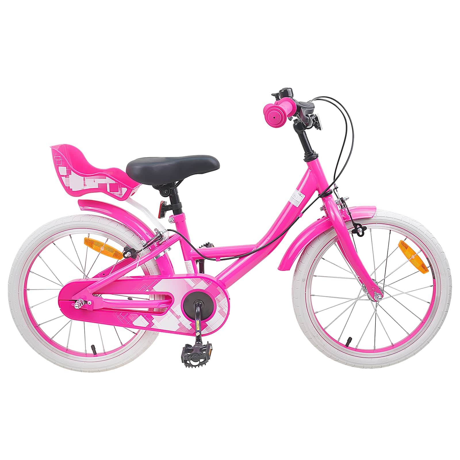Kinderfahrrad 18 Zoll für 5-7 Jahre alt Rosa