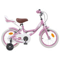 Kinderfahrrad 12 Zoll für 2-4 Jahre alt Hellrosa