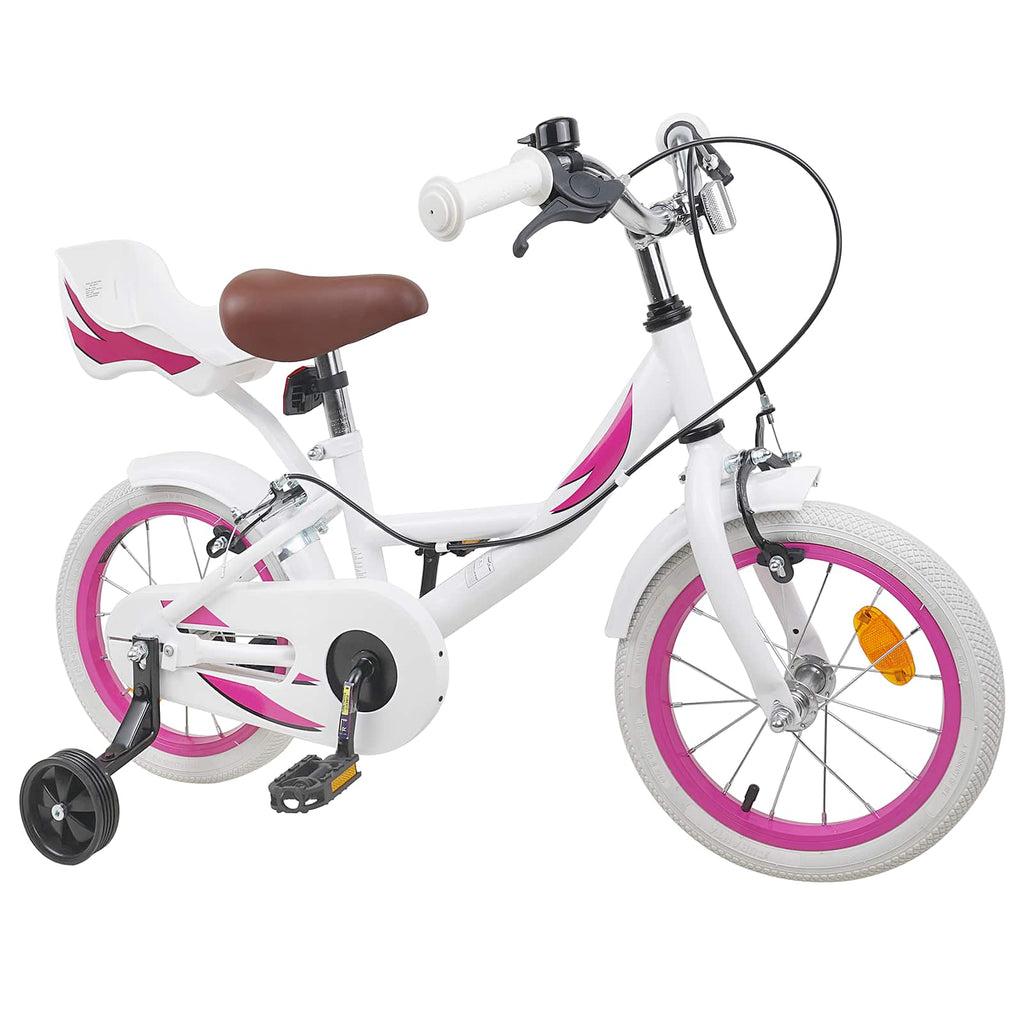Kinderfahrrad 12 Zoll für 2-4 Jahre alt Weiß